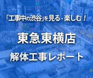 Tokyu Toyoko store demolition work site report