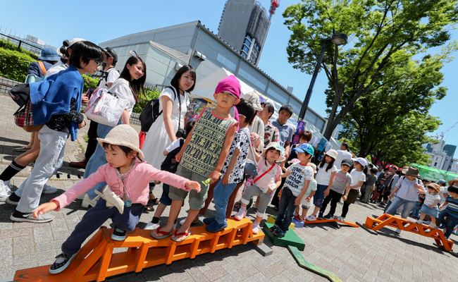 親子向けｇｗ野外イベント 今日だけ こどもパーク 開催 代々木