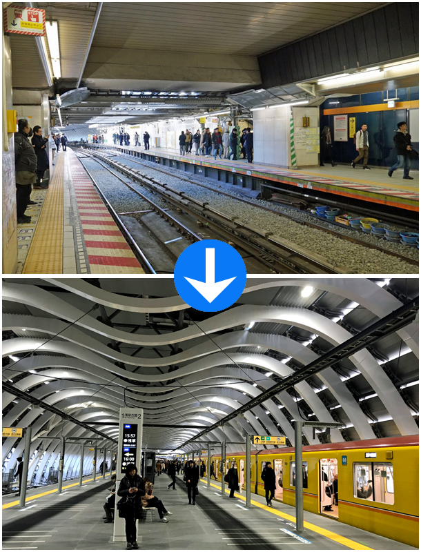銀座線渋谷駅の歴史と新ホーム 渋谷文化プロジェクト