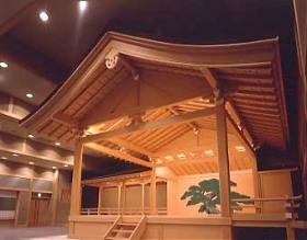 Cerulean Tower Noh theater